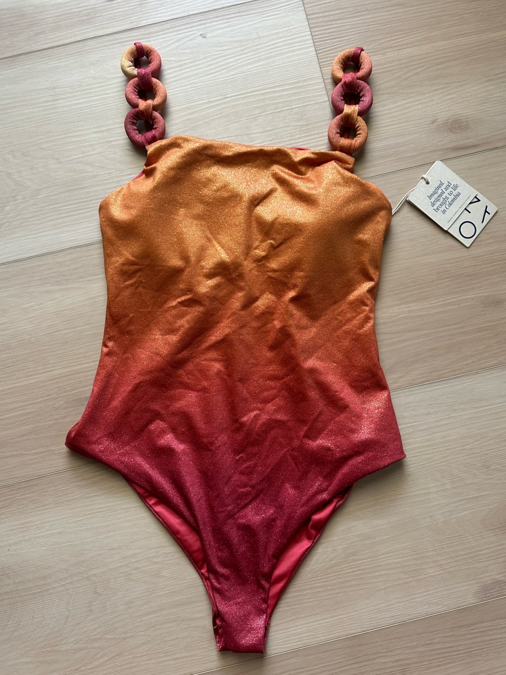 NWT! Ola Azul Tessa Ember One Piece Swimsuit- Size Small